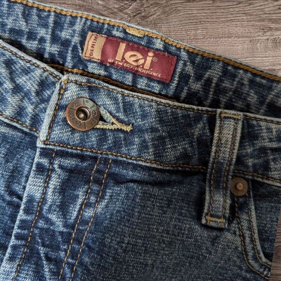 LEI Low Rise Wide Leg Y2K Jeans 32 Length - Picture 4 of 7